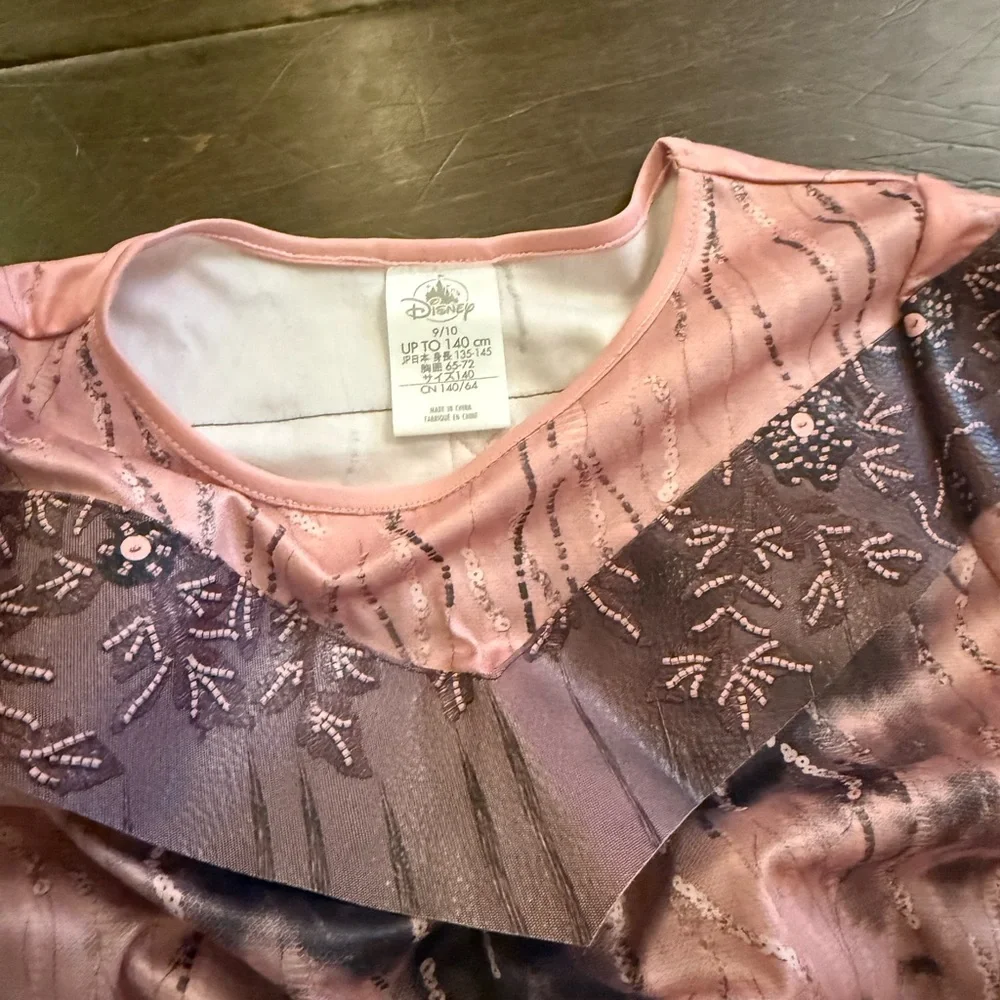 Disney Descendants 3 Audrey Kids Pink and Black Costume Set Size 9/10 - Picture 2 of 4